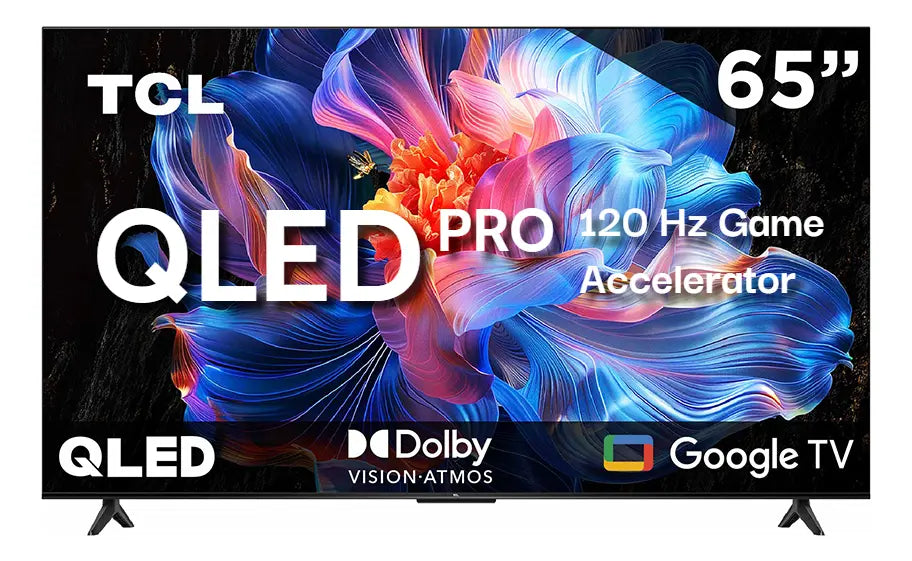 Pantalla TCL 65 Pulgadas Class Q 4k HDR QLED Smart Google TV